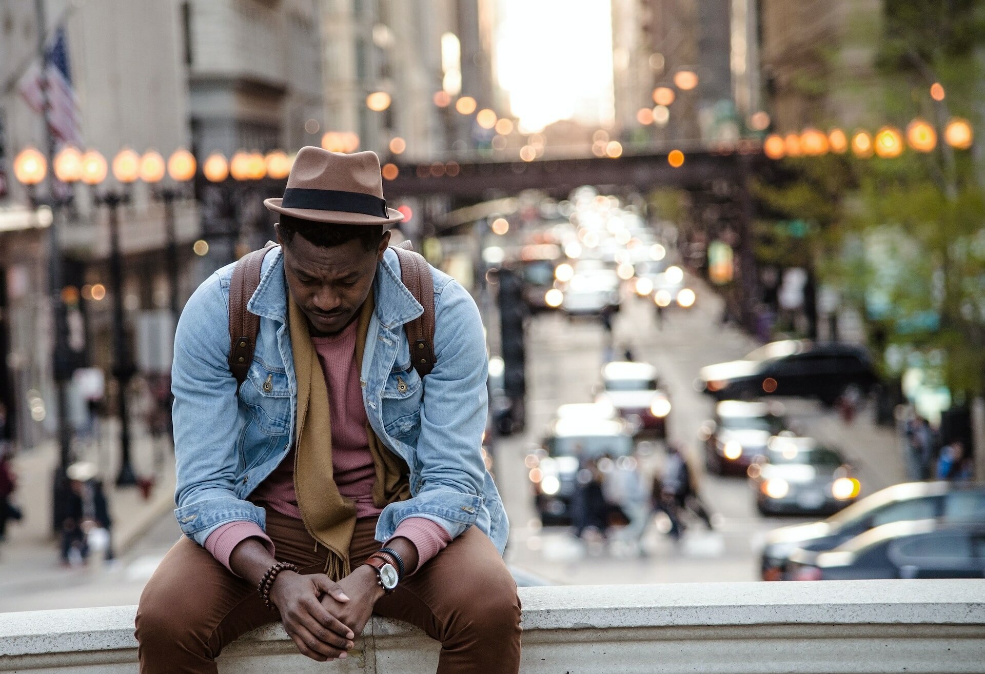 a man thinking about the biology of depression